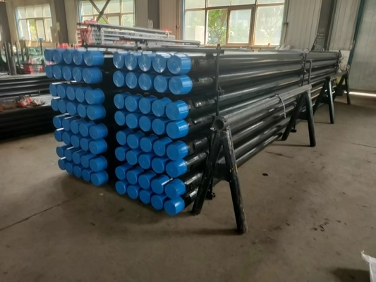 R780 강철 등급 이중 벽 굴착 파이프 길이 3m/4.5m/6m 도구 관절 Od 114.3mm